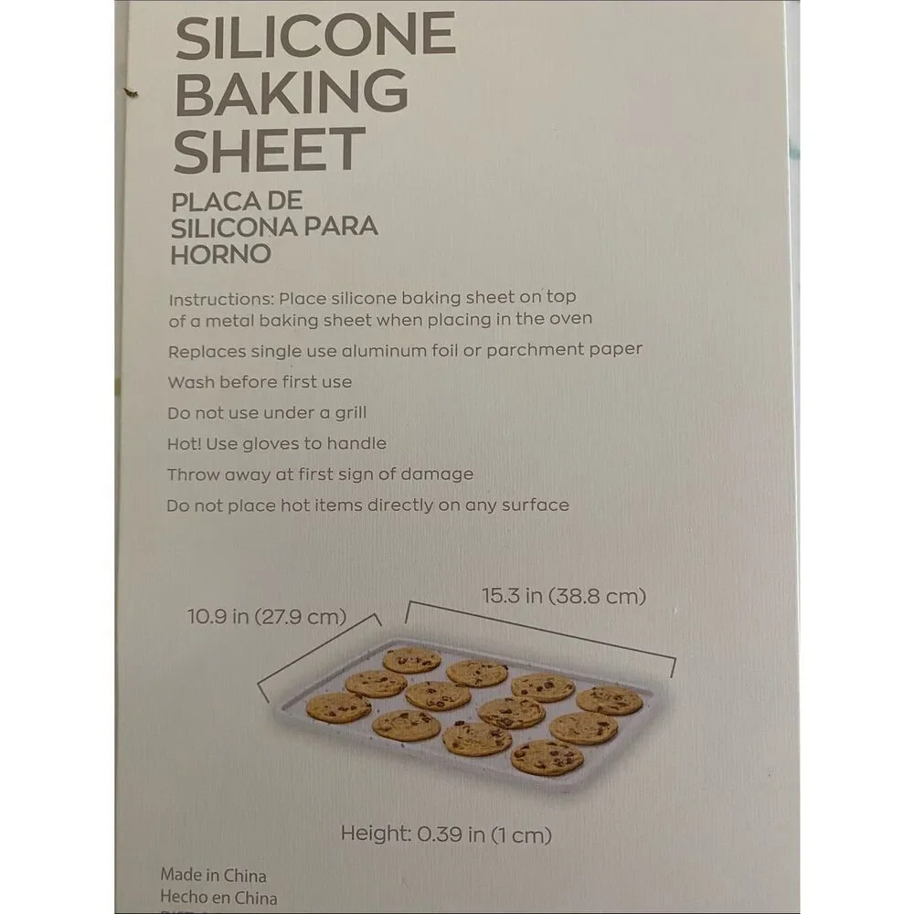 Crofton White Silicone Baking Sheet - Nonstick Baking Mat